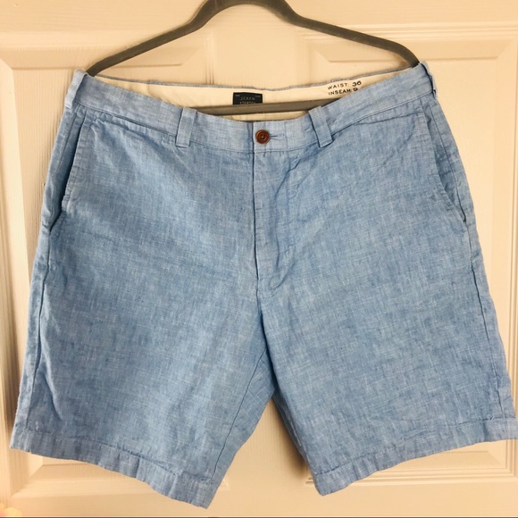 J. Crew Other - $10 SALE J. Crew Linen Shorts Mens Blue